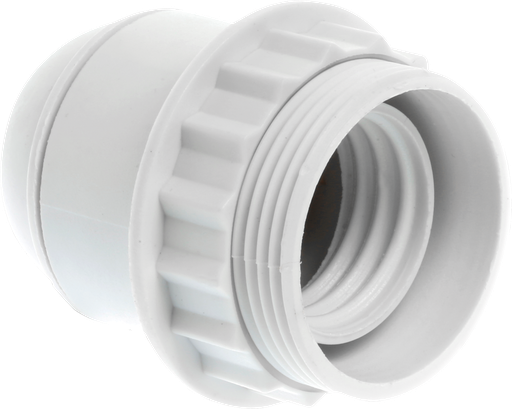 [EUR62135] Douille E14 dble bague blanche