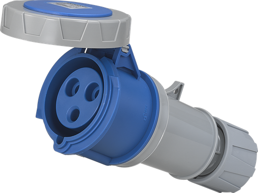 [EUR66043] Prise industrielle mobile droite 2P+T 32A 230V AC IP67