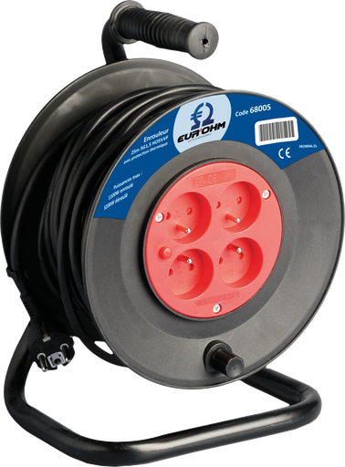 [EUR68005] Enroul.3G1,5 25m noir