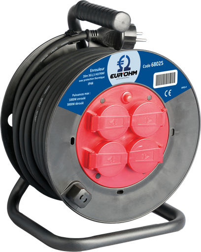 [EUR68025] Enroul.IP44 3G1,5² 25m