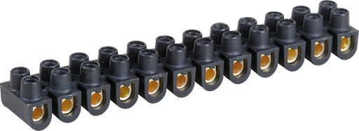 [EUR70002] Barrettes laiton noire 6 mm²