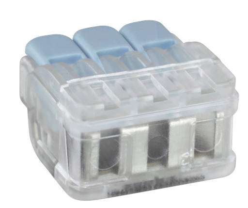 [EUR70083] Borne à levier 3P 0,35 à 6mm²