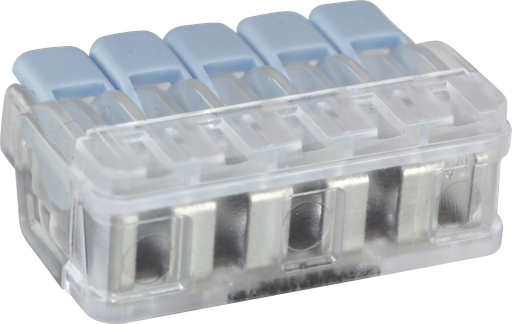 [EUR70085] Borne à levier 5P 0,35 à 6mm²