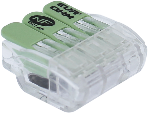 [EUR70087] Borne à levier 3P 0,35 -2,5mm²