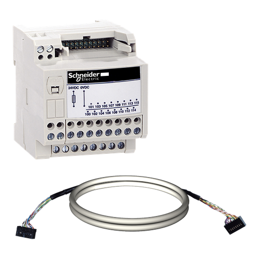 [SCHABE7H20E200] Telefast ABE7 - embase de raccord. passive - 16 E ou S - câble 2m Micro/Premium