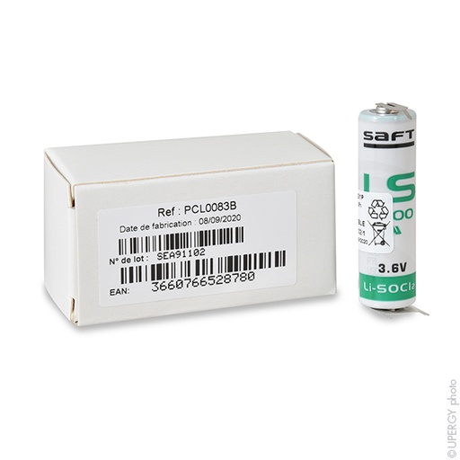 [ENIPCL0083B] Pile(s) Pile lithium LS14500-3PFRP AA 3.6V 2.6Ah 3PFR