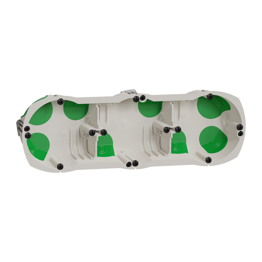 [SCHIMT35031] Multifix Air - boîte étanche 3 postes - Ø67mm - P40mm - entraxe 71mm