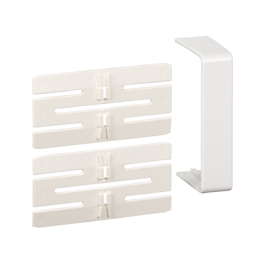 [SCHISM10206P] OptiLine 45 goulotte pvc blanc polaire 95 x 55 mm - joint de fond