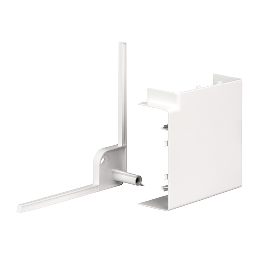 [SCHISM10303P] OptiLine 45 goulotte pvc blanc polaire 140 x 55 mm - angle plat 90°
