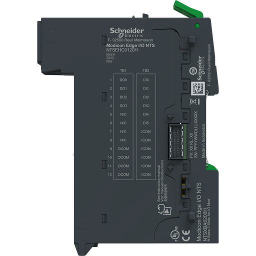 [SCHNTSEHC0120HK] Edge I/O NTS Module+Base Entrée Compt Rap. 1voie,24Vdc,250kHz,2EAux,4SAux-Durcie