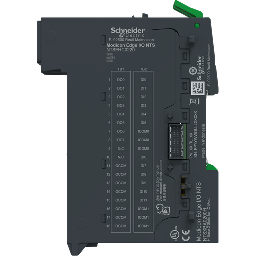 [SCHNTSEHC0220K] Edge I/O NTS Module+BAse Entrée Compt Rap. 2 voies,24Vdc, 250kHz, 4E Aux, 8S Aux