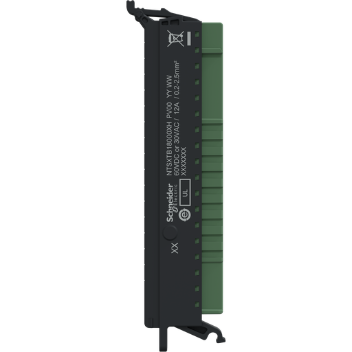 [SCHNTSXTB18000XH] Edge I/O NTS Connecteur 18Pts à Vis 5mm DC Sans Capot - Durcie