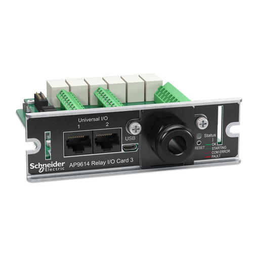[SCHAP9614] APC Carte de gestion Smart-UPS - SmartSlot - Contacts secs - 6 relais sortie