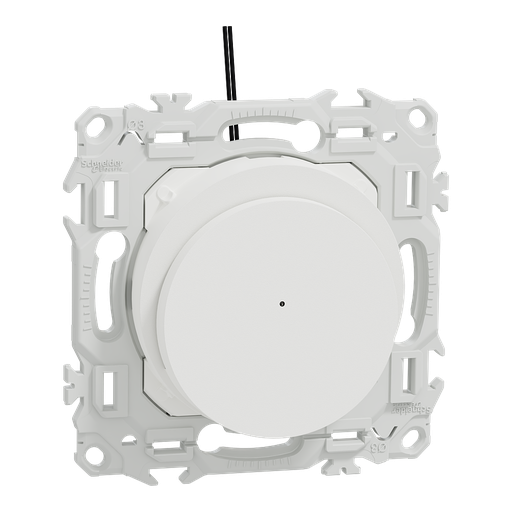 [SCHS920283] Odace - interrupteur à carte - LED localisation incluse - 10AX - blanc craie