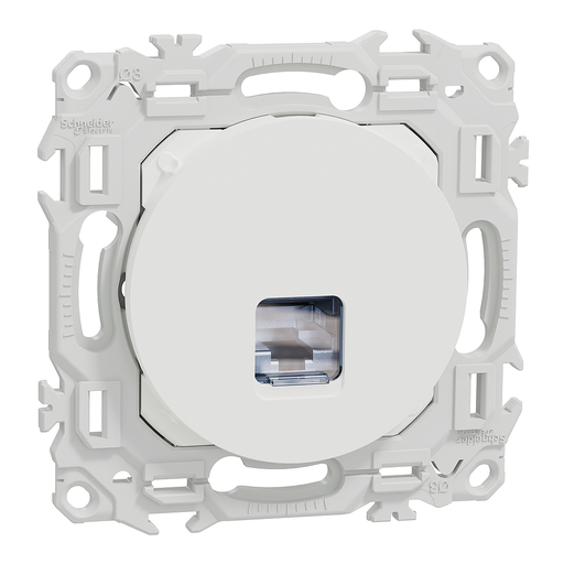 [SCHS920477] Odace - prise RJ45 - Cat6A STP grade 3TV - blanc craie
