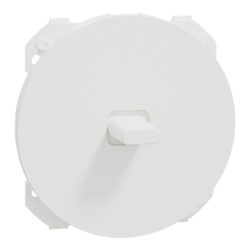 [SCHS929201] Odace - enjoliveur seul - pour va-et-vient ou poussoir à levier - blanc craie