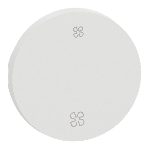 [SCHS929235] Odace - enjoliveur seul - pour va-et-vient ou poussoir - VMC - blanc craie