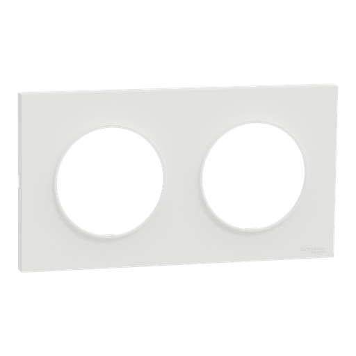[SCHS929704P] Odace Origine - lot de 84 plaques de finition 2 postes - couleur blanc