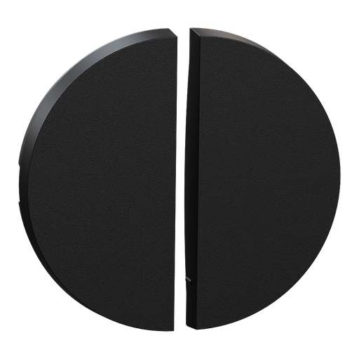 [SCHS949210] Odace - enjoliveur seul - pour double va-et-vient ou poussoir - noir onyx