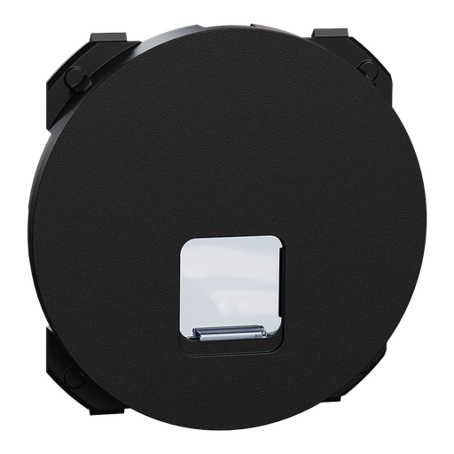[SCHS949470] Odace - enjoliveur seul - pour prise RJ45 - noir onyx