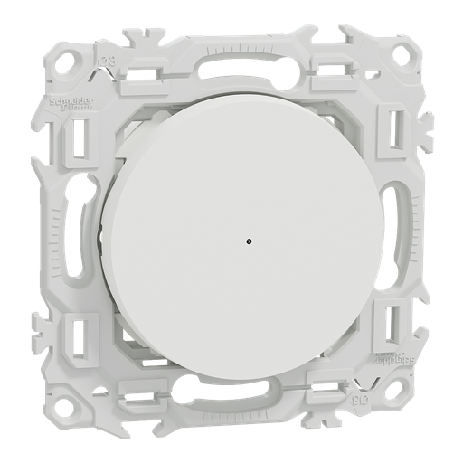 [SCHS920522] Wiser Odace - variateur poussoir connecté 2 ou 3 fils zigbee - blanc craie