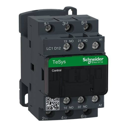 [SCHLC1D12FE7TQ] TeSys D - Cont 3p 12a 1f 1o 115vca emb col