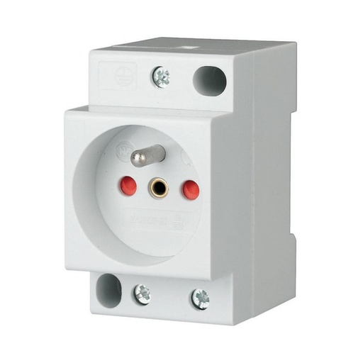 [EAT266876] Prise modulaire, 10/16A, 250V AC, avec sécurité enfant