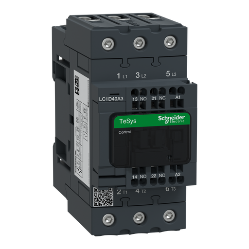 [SCHLC1D40A3P7] TeSys LC1D - contacteur - 3P - AC-3 440V - 40A - bobine 230Vca
