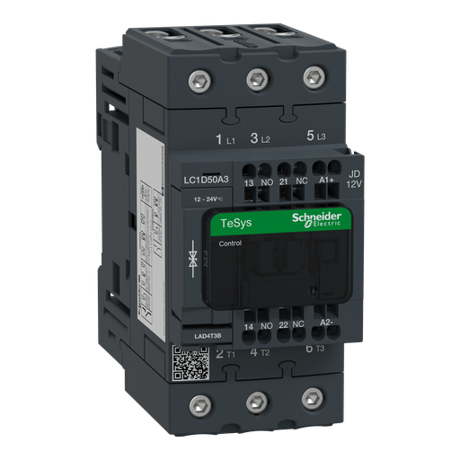 [SCHLC1D50A3JD] TeSys D - Cont everlink 3p ac3 440v 50a ctrl ress bob 12v cc