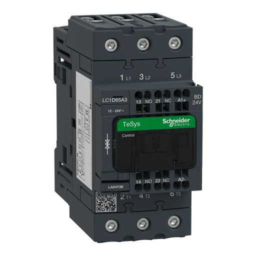 [SCHLC1D65A3BD] TeSys D - Cont everlink 3p ac3 440v 65a ctrl ress bob 24v cc