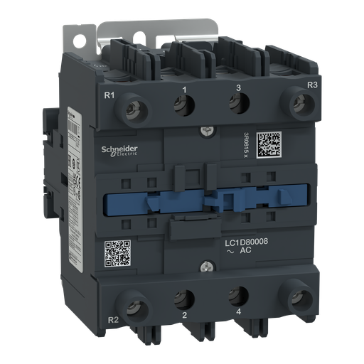 [SCHLC1D80008D7] TeSys LC1D - contacteur - 4P (2F+2O) - AC-1 440V - 125A - bobine 42Vca