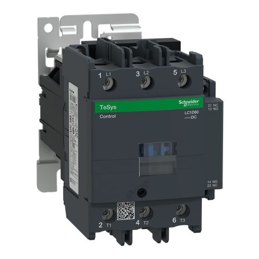[SCHLC1D80BW] TeSys LC1D - contacteur - 3P - AC-3 440V - 80A - bobine 24Vcc