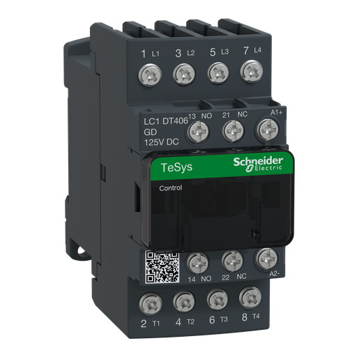 [SCHLC1DT406GD] TeSys LC1D - contacteur - 4P - AC-1 440V - 40A - bobine 125Vcc
