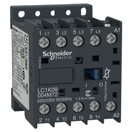 [SCHLC1K09004B72] TeSys LC1K - contacteur - 4P - AC-1 440V - 20A - bobine 24Vca