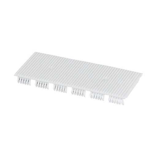 [EAT178976] Obturateur 6 unités de division, blanc, à rainures fines