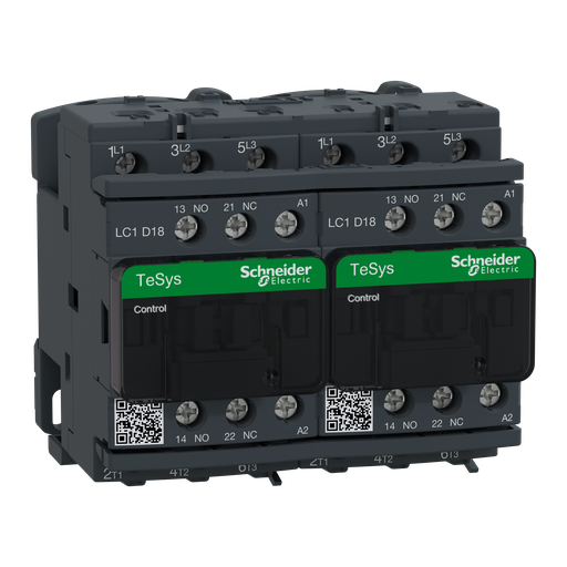 [SCHLC2D18E7] TeSys LC2D - contacteur inverseur - 3P - AC-3 440V - 18A - bobine 48Vca