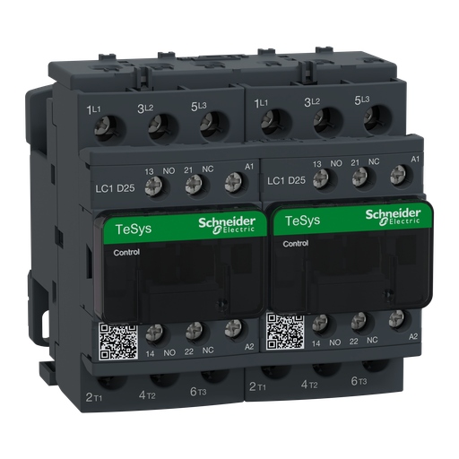 [SCHLC2D25K7] TeSys LC2D - contacteur inverseur - 3P - AC-3 440V - 25A - bobine 100Vca