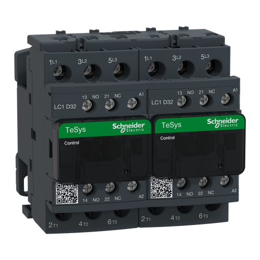 [SCHLC2D32D7] TeSys LC2D - contacteur inverseur - 3P - AC-3 440V - 32A - bobine 42Vca