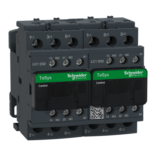 [SCHLC2D32G7] TeSys LC2D - contacteur inverseur - 3P - AC-3 440V - 32A - bobine 120Vca