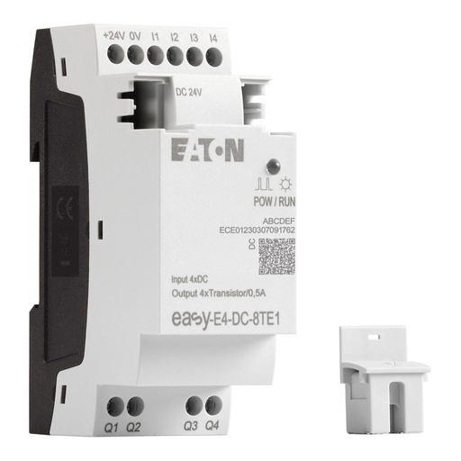 [EAT197219] Extension E/S, 24 V DC, 4 entrées TOR, 4 sorties transistor