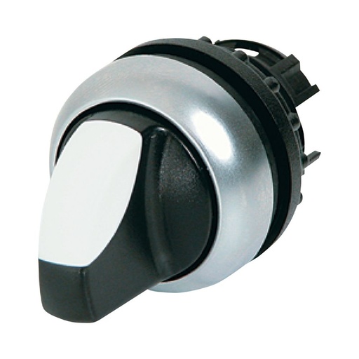 [EAT216843] Commutateur rotatif lumineux, 3 positions, blanc, à accrochage