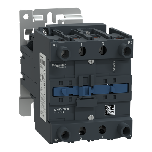 [SCHLP1D40008GD] TeSys LP1D - contacteur - 4P (2F+2O) - AC-1 440V - 60A - bobine 125Vcc