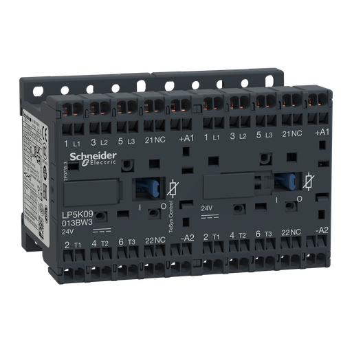 [SCHLP5K09013BW3] TeSys LP5K - contacteur inverseur - 3P - AC-3 440V - 9A - bobine 24Vcc