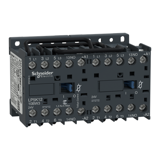 [SCHLP5K1210BW3] TeSys LP5K - contacteur inverseur - 3P - AC-3 440V - 12A - bobine 24Vcc