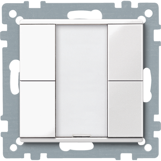 [SCHMTN617219] KNX M-Plan - commande multifonction - 4 BP - blanc polaire brillant