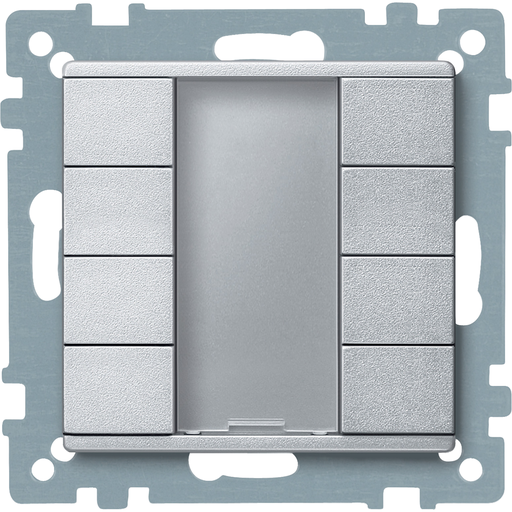 [SCHMTN627860] KNX M-Plan - commande multifonction - 8 BP - aluminium