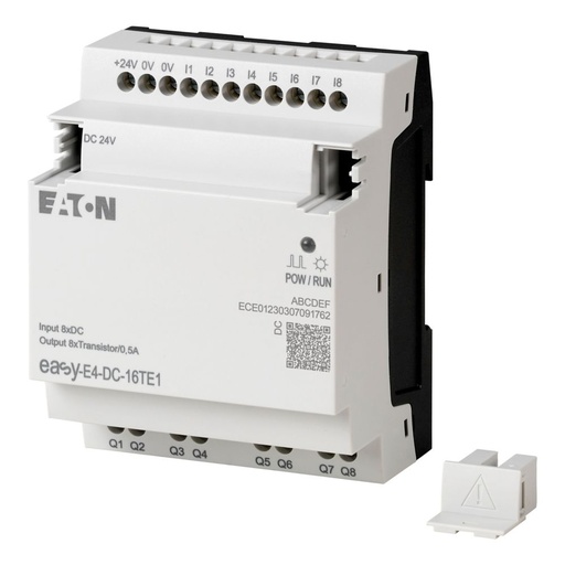 [EAT197220] Extension E/S, 24 V DC, 8 entrées TOR, 8 sorties transistor