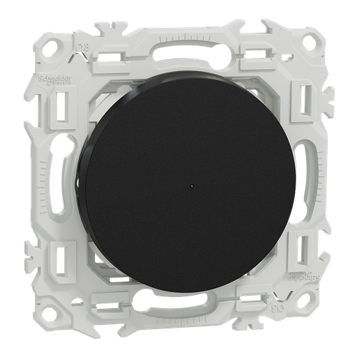 [SCHS940522] Wiser Odace - variateur poussoir connecté 2 ou 3 fils zigbee - noir onyx