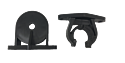 [CATCI10D] support mural de perche diam 32-36 mm, plastique semi-rigide.