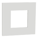 [SCHNU600218] Unica Déco Essentielle - Plaque de finition - Blanc  - 1 poste